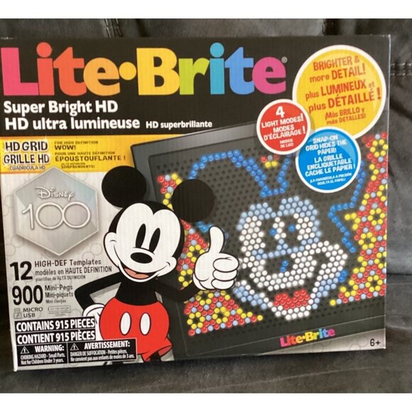 Lite Brite Toys Litebrite Super Bright Hd Disney 0 Edition With 12